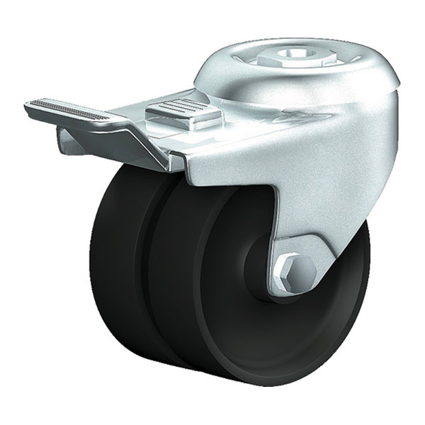 Swivel Castor With Wheel Brake Institutional Series 320R, Wheel P